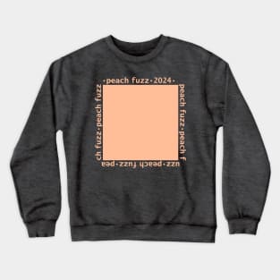 Peach Fuzz Color of the Year 2024 Swatch Crewneck Sweatshirt